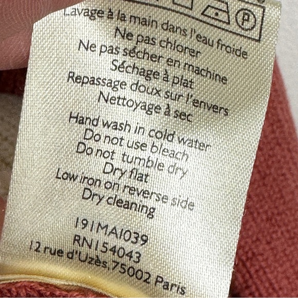 Sezane Merino Wool Blend Reversible Cardigan Sweater Jumper Matthis Size Medium - Picture 9 of 15